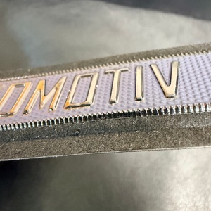 Heavy-Duty 100°C Wash Design Brand Name embossed labels clothing silicone patch letter Printing garment labels for Clothes - Product Image 2