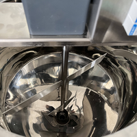 Machine de remplissage d'huile de soja crème au beurre de yaourt visqueux de chauffage
