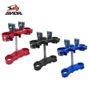 Piezas Modificadas CNC para Motocicleta SNOR, Abrazaderas Triples Superiores e Inferiores para <span class=keywords><strong>Honda</strong></span> CRF250L 300L, Eje de Dirección - Product Image 1