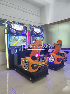 PlayFun, gran oferta, simulador de juego Arcade, máquina de juego de coches de carreras con movimiento, funciona con monedas - Product Image 2