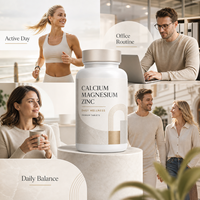 Complément Minéral Vitamine D3 Calcium Fer Zinc Sélénium Capsules Haute Puissance Immunité 100 gélules 1,2g OEM