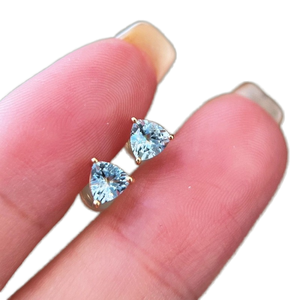<b>Stud</b> Earrings 1CT Moissanite Heart Shaped Rhodium Plated S925 <b>Sterling</b> <b>Silver</b> <b>Stud</b> Earrings Women's Engagement <b>Stud</b> Earrings - Product Image 1
