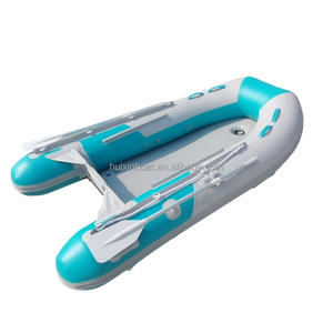 小型インフレータブルPVCハイパロンラバーフィッシングボート330 360 390 430 470船外エンジン付き湖用 - Product Image 1