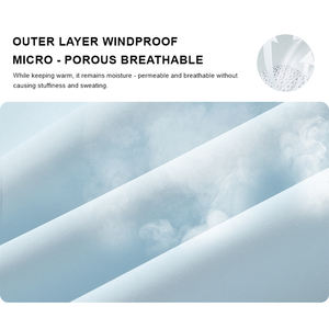 Abrigo cortavientos impermeable y transpirable de lona para hombre de alta calidad, soporte para montañismo de invierno - Product Image 6