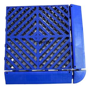 Large Aperture Drainage Anti Slip Garage <b>Plastic</b> Floor Tiles - Product Image 5