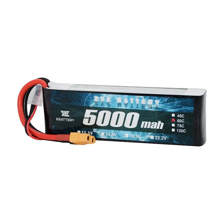 OEM 5000Mah 3000mah 7.4Volt Lipo Rc Helicopter Battery 30C 40C 80C 2Cell 3Cell 6 Cell Lipo Battery For Air Plane