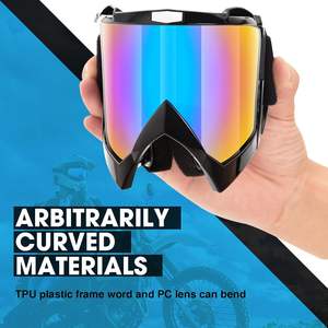 मोटरसाइकिल गग्गल गंदगी बाइक, पुरुषों और महिलाओं के लिए स्की गोगल्स सुरक्षा चश्मे के सुरक्षा चश्मे के लिए सुरक्षा चश्मे - Product Image 4