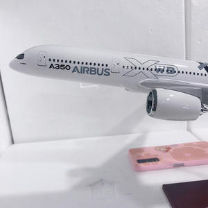 Modelo de Avión de Resina <span class=keywords><strong>Airbus</strong></span> <span class=keywords><strong>A350</strong></span> XWB de 47 cm 1/142 Prototype Airlines con Alas Fijas y Soporte de Exhibición - Product Image 2