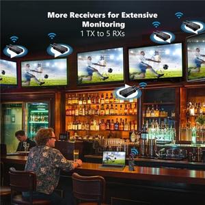 बोवबॉक्स 082 1080p h.265 कम विलंबता 400 मीटर दोहरे आउटपुट वायरलेस ऑडियो वीडियो आरएक्स एक्स ट्रांसमीटर - Product Image 5