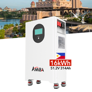 16kWh Wall Mounted <b>Home</b> Energy Storage System Battery 51.2V 8000+ Cycles Off Grid Solar Power - Product Image 4