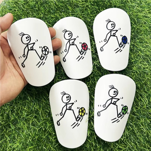 2024 vente en gros personnalisé adulte Football protège-tibias Rugby Hockey Mini blanc protège-tibias stabilisateur impression personnalisée Sublimation - Product Image 3