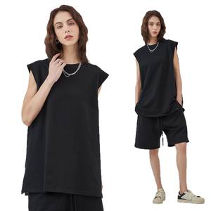 เสื้อกล้ามโอเวอร์ไซส์ผ้าฝ้าย 100% น้ำหนัก 250 กรัม - สวมใส่สบาย ระบายอากาศได้ดี ทรงหลวม สไตล์ลำลอง ใส่ได้ทุกวัน เหมาะสำหรับทุกเพศ - Product Image 5