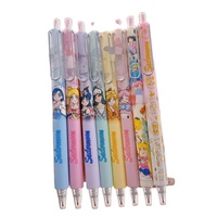 DHF1283 Venta al por Mayor de Cajas Ciegas de Bolígrafos de Gel con Diseños de Anime Kawaii, Bolígrafos Neutros para Estudiantes con Diseños de Capibara, Perro y Sailor Moon
