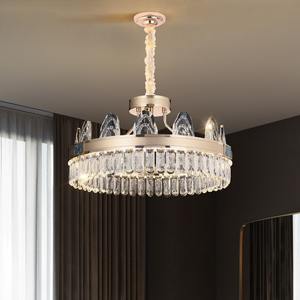 Éclairage décoratif pour villa de luxe intérieur Lustre en coquille de cristal Pendentif Premium Lampes suspendues - Product Image 3
