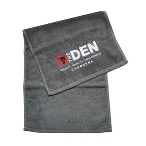 100% Katoen Gepersonaliseerde Custom Gym Handdoek Met Logo