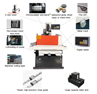 Nouvelle machine de découpe au fil CNC avec moteur PLC, roulements et composants moteur, facile à utiliser pour les distributeurs et les revendeurs en gros