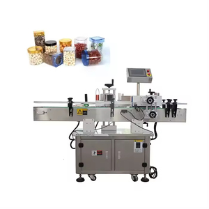 Square and Round Automatic Jar Bottle Double Side Label <b>Machine</b> Bottle Labeling <b>Machine</b> with Inkjet <b>Printer</b> Code Small - Product Image 1