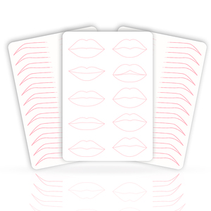แผ่นซิลิโคนสำหรับฝึกสักคิ้วและริมฝีปากถาวรแผ่นซิลิโคนสำหรับฝึกทำผมบนผิวฉลากตามต้องการ - Product Image 2
