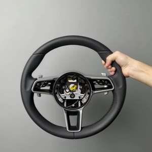 Volante Deportivo JIANSHAN de Cuero Completo para Porsche Panamera/Cayenne/Taycan/<span class=keywords><strong>Macan</strong></span>/911/718/996/997/958/981/987, Personalizado - Product Image 5