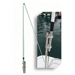 เสาอากาศวิทยุทางทะเลแบบยืดหยุ่นสำหรับเรือยี่ห้อ Shengda รุ่น SDMRF240C VHF AIS 156-163MHz 156.8MHz 240ซม. 5.6ฟุต 6.5dBi ทำจากไฟเบอร์กลาส - Product Image 1