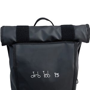 กระเป๋าเป้จักรยานพับได้ <span class=keywords><strong>Brompton</strong></span> 3SIXTY <span class=keywords><strong>ราคา</strong></span>โรงงาน กันน้ำ มีซิปด้านข้าง พร้อมที่วางขาตั้ง สำหรับปั่นจักรยาน - Product Image 4