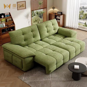 Nuevo Sofá de Tres Plazas 2026, Diseño Moderno y Simple para Apartamentos Pequeños, con Control Remoto Inteligente, Tapizado en Tela Chenille - Product Image 2