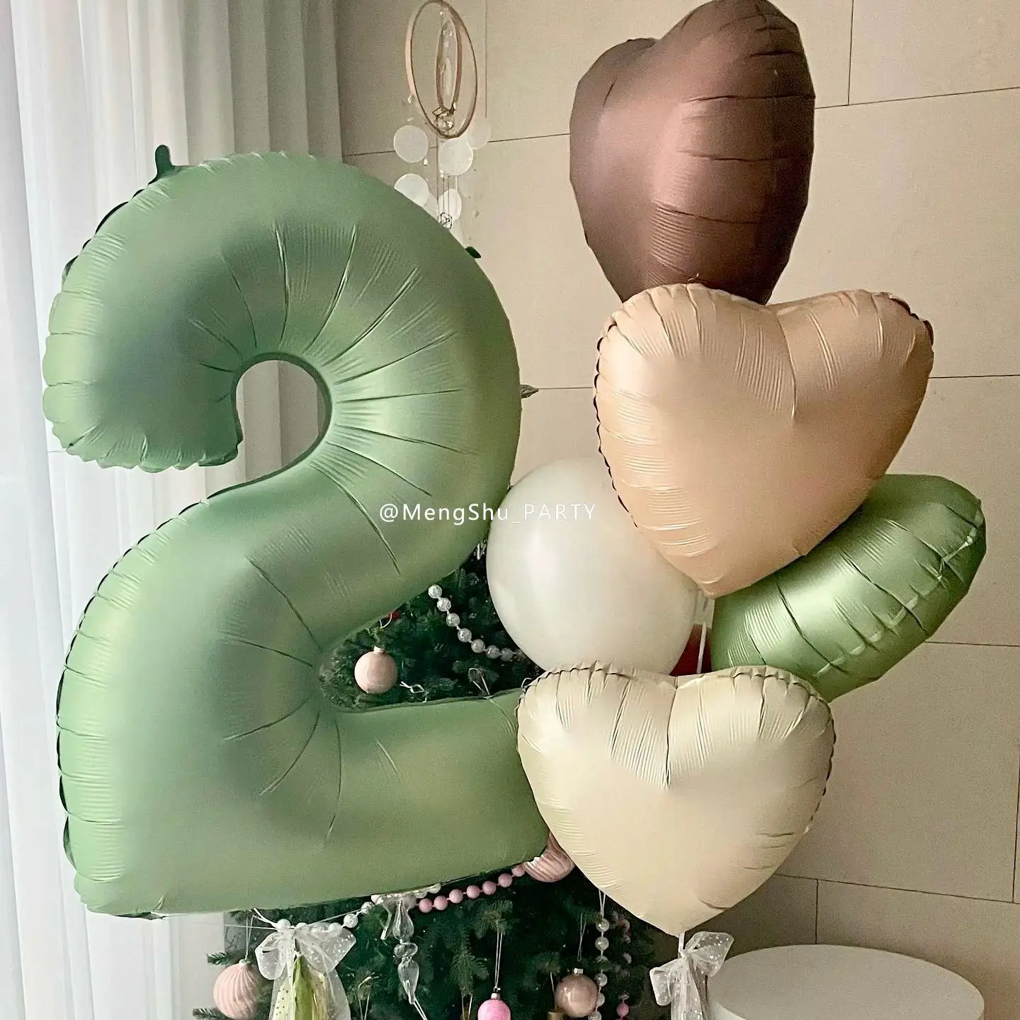 40 inç zeytin yeşili 0 1 2 3 4 5 6 7 8 9 Globos helyum numarası folyo balon Jungle Safari doğum günü partisi balon