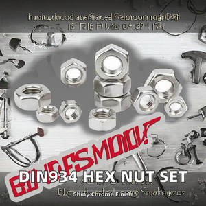 Tuercas Hexagonales de Hierro Galvanizado Disponibles en Múltiples Tamaños Métricos Diseñadas para un Uso Confiable con Resistencia de Grado en el Sector Salud y Minería - Product Image 4