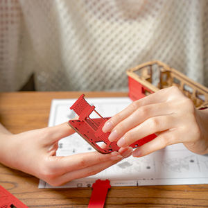 Robotime Rolife Série DIY Jouets à assembler TGM02 Modèle de <span class=keywords><strong>bus</strong></span> touristique de <span class=keywords><strong>Londres</strong></span> Kit de modélisme en bois 3D Puzzles - Product Image 4