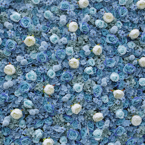 Wholesale Custom 5D Fabric Roll up <strong>Artificial</strong> Silk Rose Peony <strong>Flowers</strong> <strong>Wall</strong> Backdrop Panel Wedding Decor <strong>Artificial</strong> <strong>Flower</strong> <strong>Wall</strong> - Product Image 5