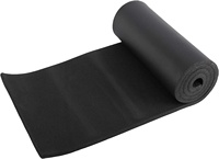 Rouleau de mousse eva noire haute densité, imperméable et résistant à l'usure