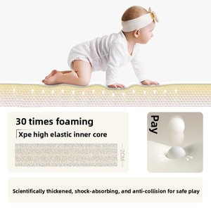 Tapis d'escalade XPE en gros pour fabricants, 2 cm d'épaisseur, pour bébés et enfants, imprimé double face, thème astronaute et espace, pliable en mousse - Product Image 2