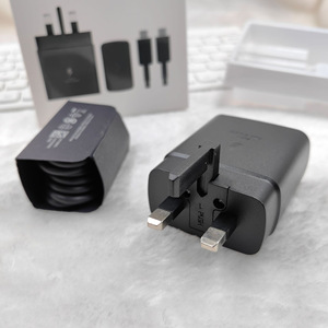 ของแท้สำหรับ <span class=keywords><strong>Samsung</strong></span> TA845 45W หัวชาร์จ UK ชาร์จเร็วพิเศษ2.0ใช้ได้ S23อัลตร้า Note20 Type-C ผลิตภัณฑ์ไฟฟ้า PD - Product Image 5