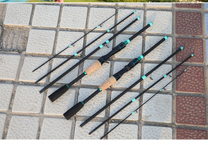 1.65m 1.8m 2.1m commercio all'ingrosso spiaggia pesca in quattro parti in fibra di vetro luce mare canne da pesca portatile esca canna da pesca per andare pesca - Product Image 4