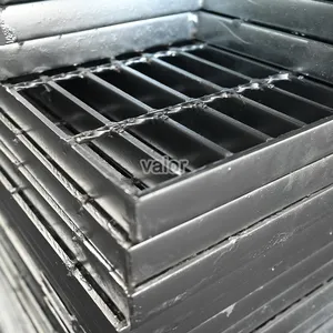 Sesuaikan Platform Kisi Jalan Mobil Baja, Kisi-kisi Stainless Steel Hot Dip Galvanis