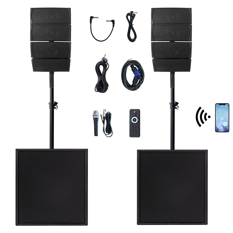 800W 4 Channel Professional Audio Powered