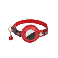 Collier réfléchissant Nibao pour chat avec Airtag, dispositif de localisation anti-perte et clochettes