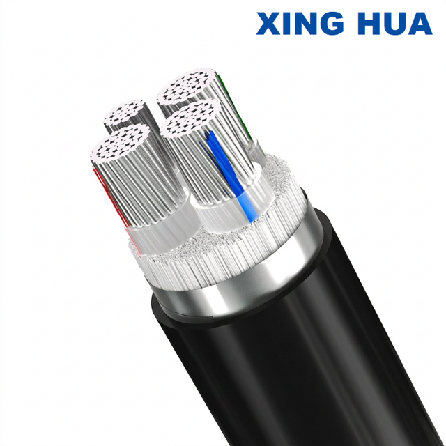 Electric Low Voltage Aluminium Power Cable Fire Resistant Outdoor Cord
