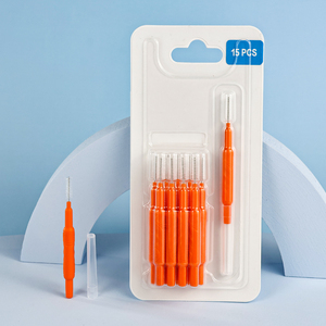 I tipo a forma di matita tappo antipolvere spazzolino personalizzato Dupont Nylon diverso colore dentaria spazzolini interdentali - Product Image 6