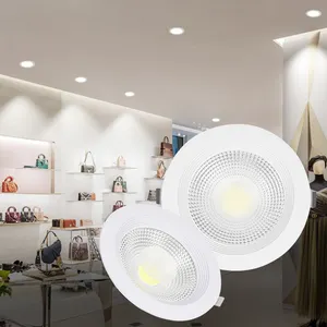 Новейший дизайн, встраиваемый круглый светильник, 7 Вт, 10 Вт, 15 Вт, 20 Вт, 30 Вт, светодиодный потолочный светильник