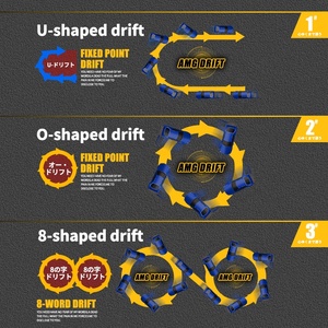 รถดริฟท์บังคับวิทยุ LDRC LD1899 1:18 GTR R34 RWD พร้อมเล่น (RTR) ตัวถังโลหะผสม พร้อมระบบ ESP ไจโรสโคป และไฟ LED ของเล่นรถแข่งจำลอง - Product Image 4