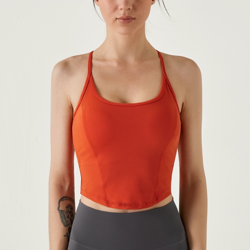 Women's Lightweight Yoga Top Vest Fitness Underwear for Outdoor Running Sports Quick Dry Yoga Vest Running Sports Vests