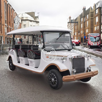 Carrito de Golf Retro Antiguo Legal para la Calle 2025, Buggy Eléctrico Clásico Vintage, Autobús Turístico Retro para Adultos en Venta