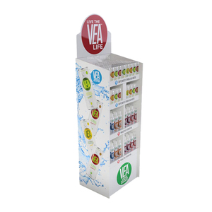 Tùy chỉnh Pop tầng cửa hàng bán lẻ sản phẩm hiển thị đơn vị đứng các tông sóng kẹo thực phẩm đồ uống các tông hiển thị giá - Product Image 3