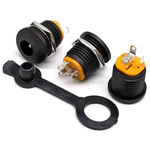 מחיר סביר קוטר 12MM Core 2.1MM DC 12v dc כוח מחבר dc power נקבה ג 'ק