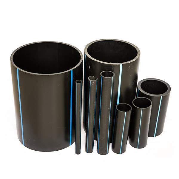 High Quality HDPE Water Supply Drainage Pipe PN12.5 0.6-2.5MPA 2-36 Inch 90mm 100mm 400mm Class 10 Durable High Pressure PE