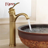 Fyeer Traditionnel Bronze Antique Robinet D'eau