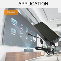 Adaptateur secteur de bureau 120W 12V 10A AC/DC Entrée large plage de tension 100-240V Prise AU/EU/UK/US Alimentation électrique