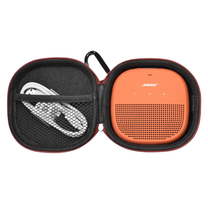 Étui compatible avec l'<span class=keywords><strong>enceinte</strong></span> <span class=keywords><strong>Bluetooth</strong></span> <span class=keywords><strong>Bose</strong></span> <span class=keywords><strong>SoundLink</strong></span> Micro 2e génération, boîte de rangement portable avec poche en filet - Product Image 1