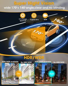 4K + 2K 12Inch Chiếu Hậu Gương Lái Xe Ghi Âm Tiện Ích 2024 Xe Ô Tô Hộp Đen Video Máy Ảnh Xe Hơi Dash Cam Phía Trước Và Phía Sau 4K - Product Image 5